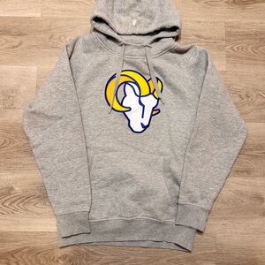 ANTIGUA LOS ANGELES RAMS MENS
GREY FULL FRONT CLOUD LONG SLEEVE HOODIE